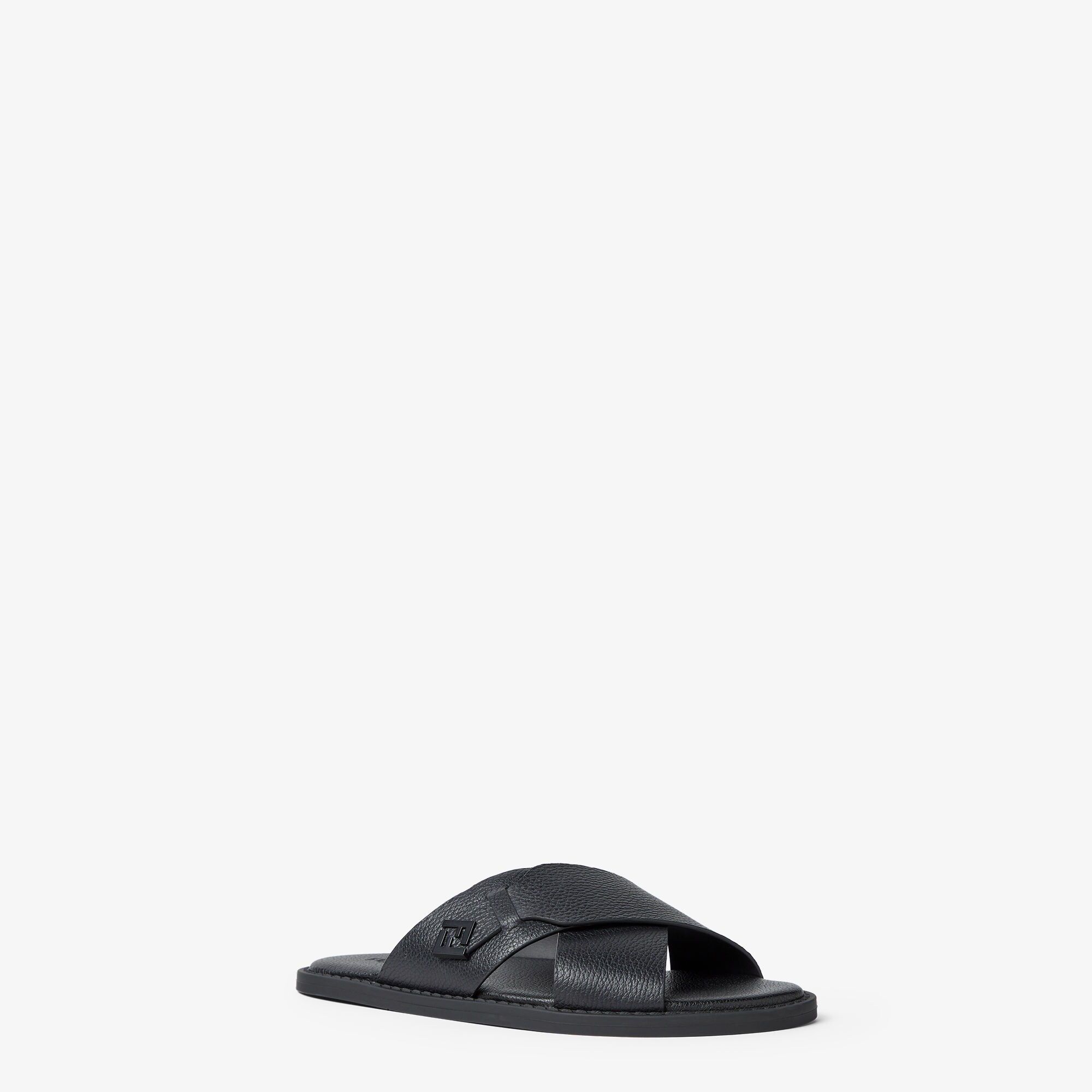 Squared FF Slides - Black | FENDI US