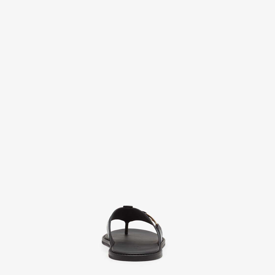 Fendi cheap leather slides