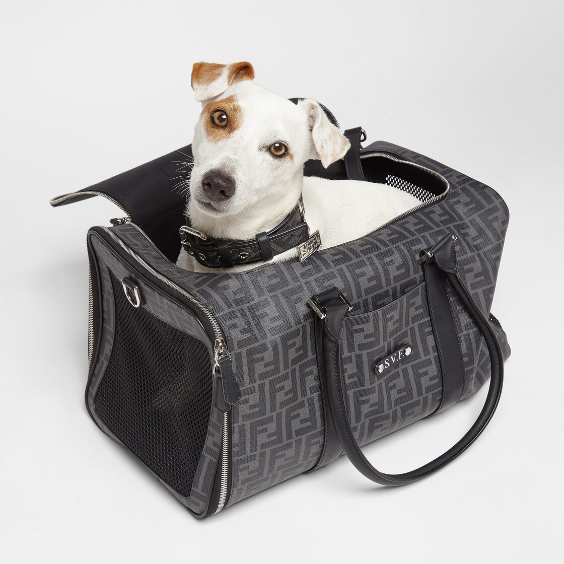 Pet Carrier Fabric Black - Image 5/5