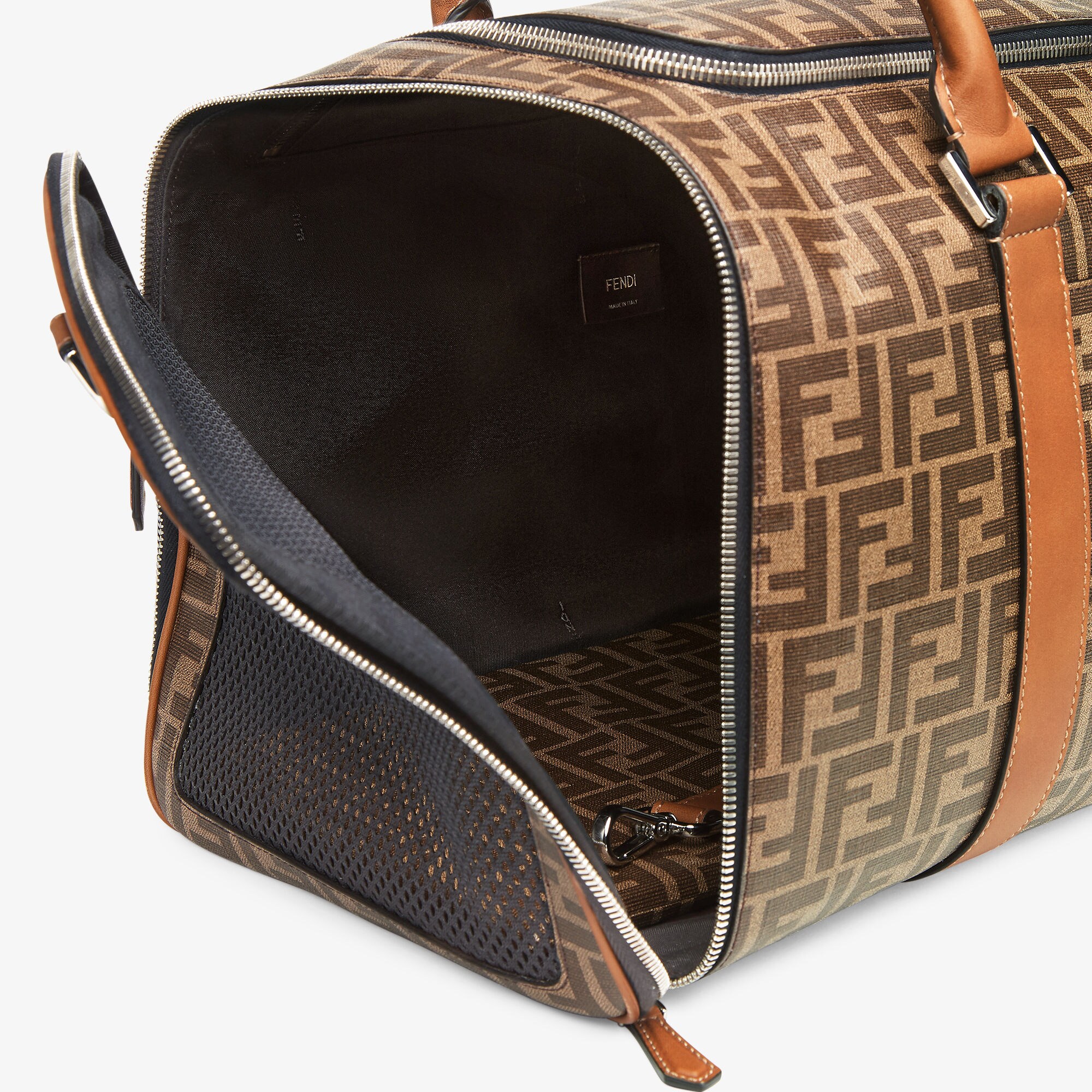 Pet Carrier Fabric Brown | Fendi