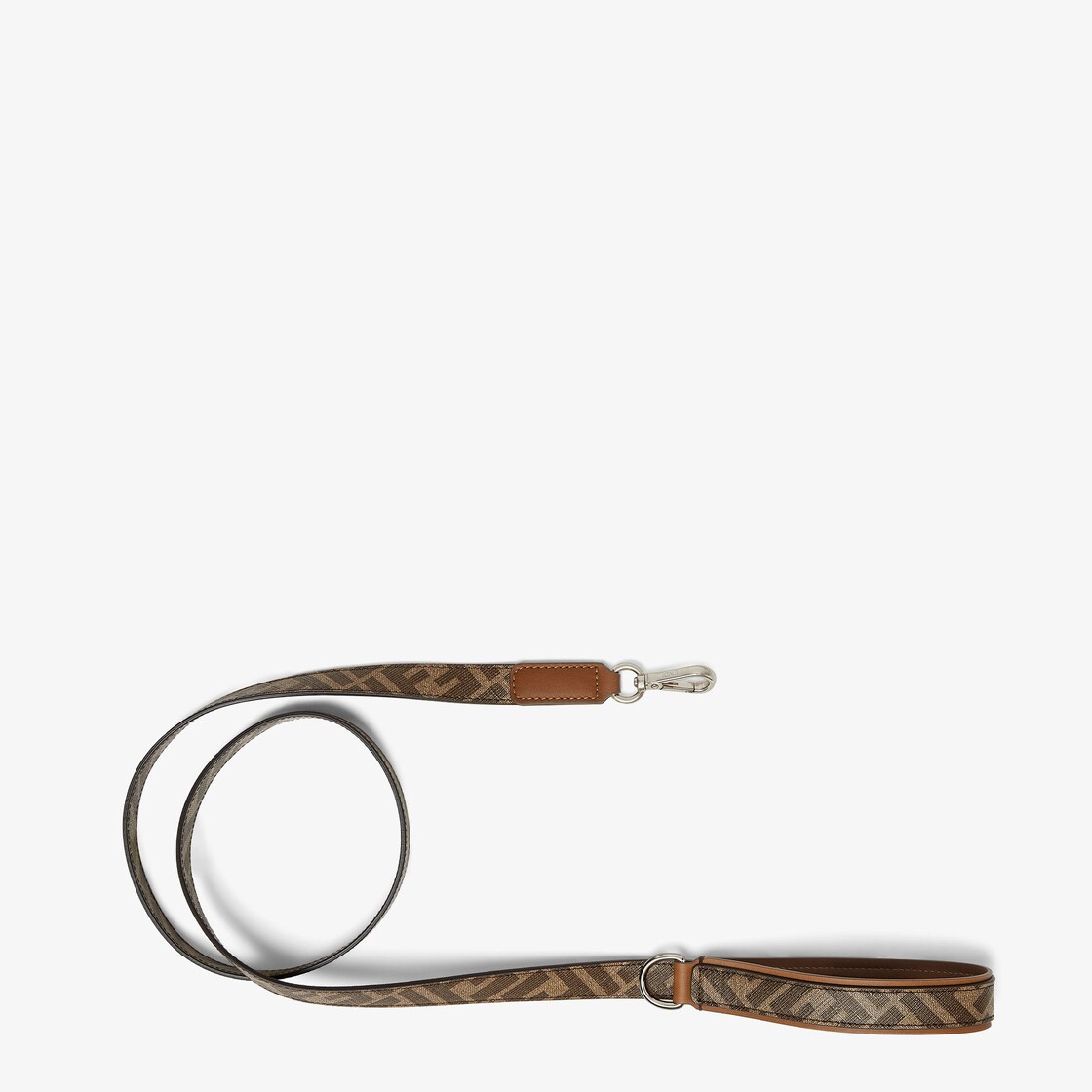 Dog Leash Fabric Brown Fendi