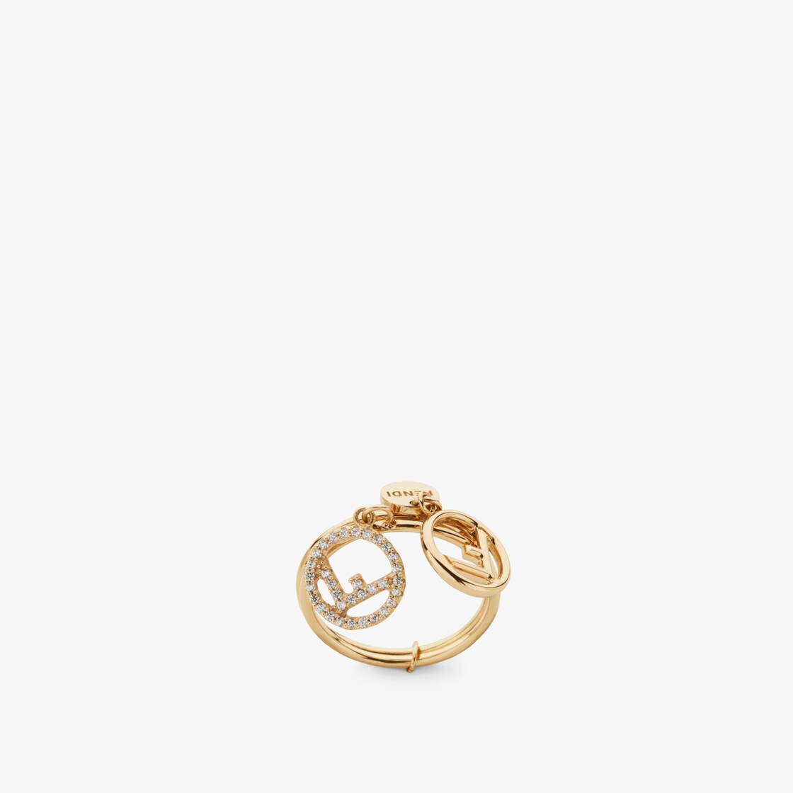 Gold 2024 ring fendi