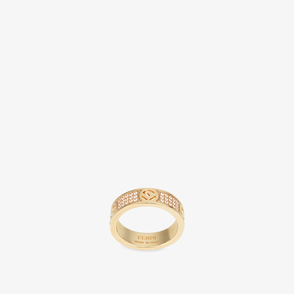 F Is Fendi Ring Crystals Gold - Image 1/2