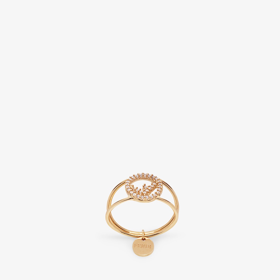 F Is Fendi Ring - Gold-colored ring | Fendi