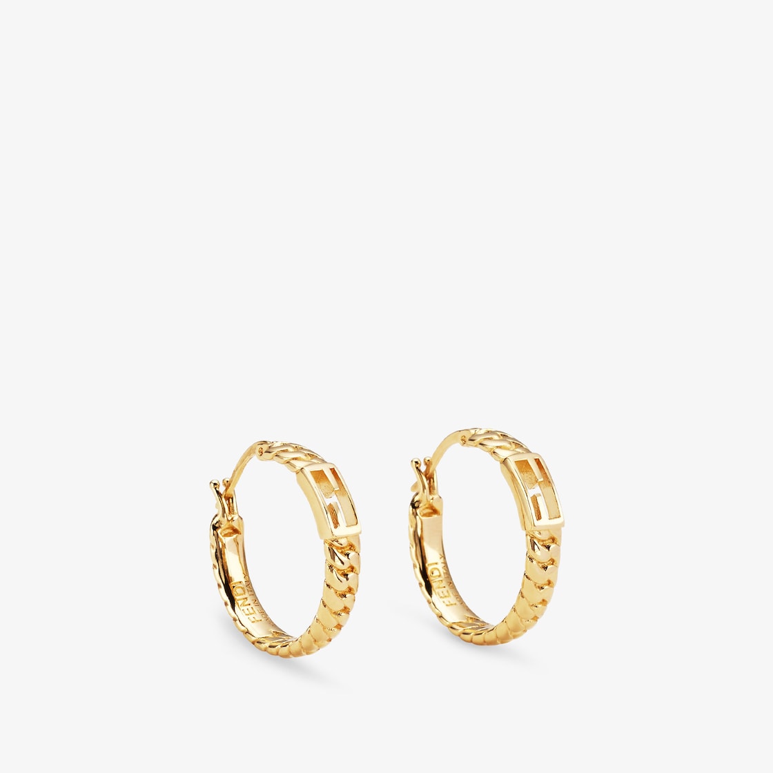 バゲット ピアス スモール ゴールド仕上げ ゴールド | Fendi バゲット ピアス スモール ゴールド仕上げ ゴールド | Fendi
