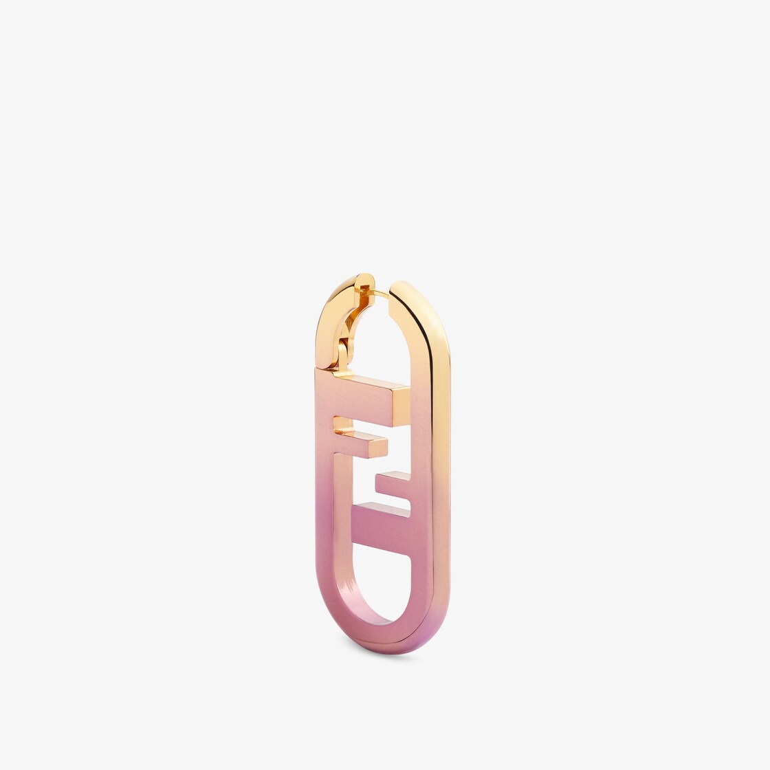 O'Lock Single Earring Gold finish Pink - Image 1/4