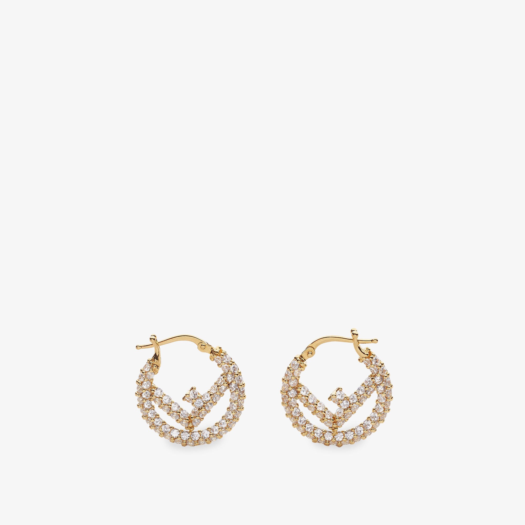 F Is Fendi Earrings Gold coloured earrings Fendi