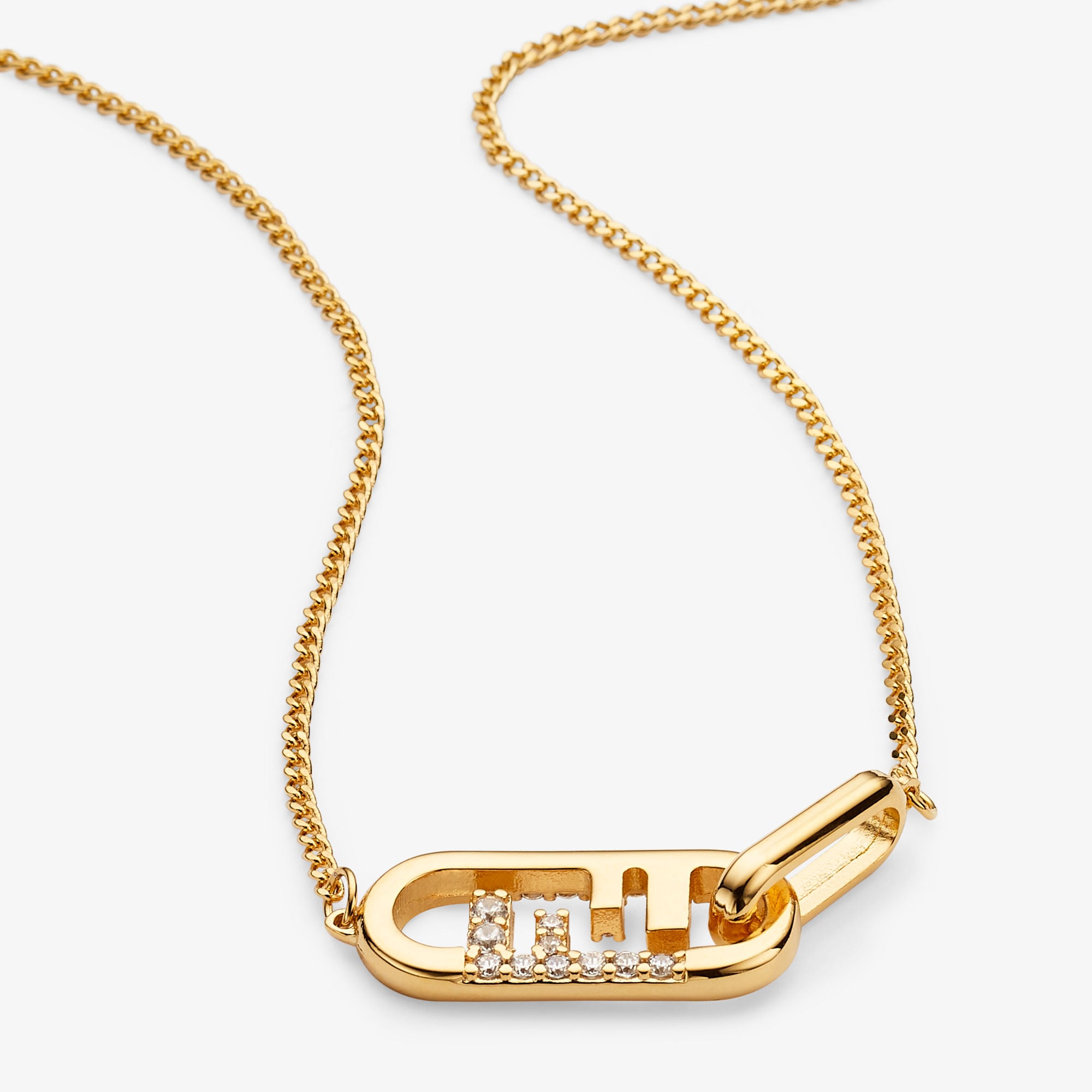 オーロック ネックレス クリスタル ゴールド | Fendi オーロック ネックレス クリスタル ゴールド | Fendi