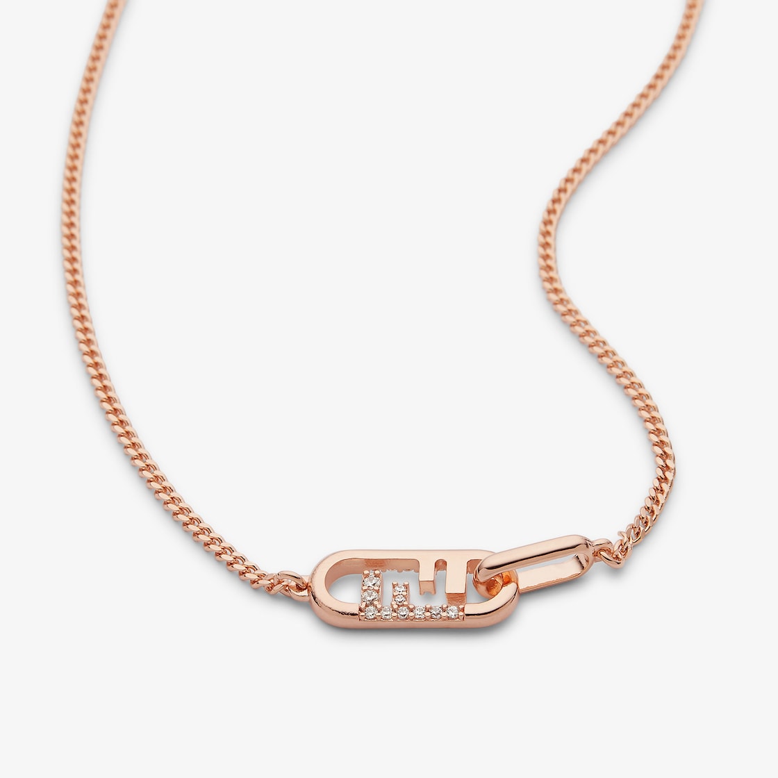 O'Lock necklace Rose-gold finish Pink - Image 2/3