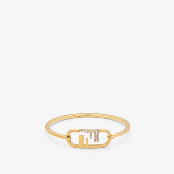 Fendi Gold-colored Bracelet In Gold