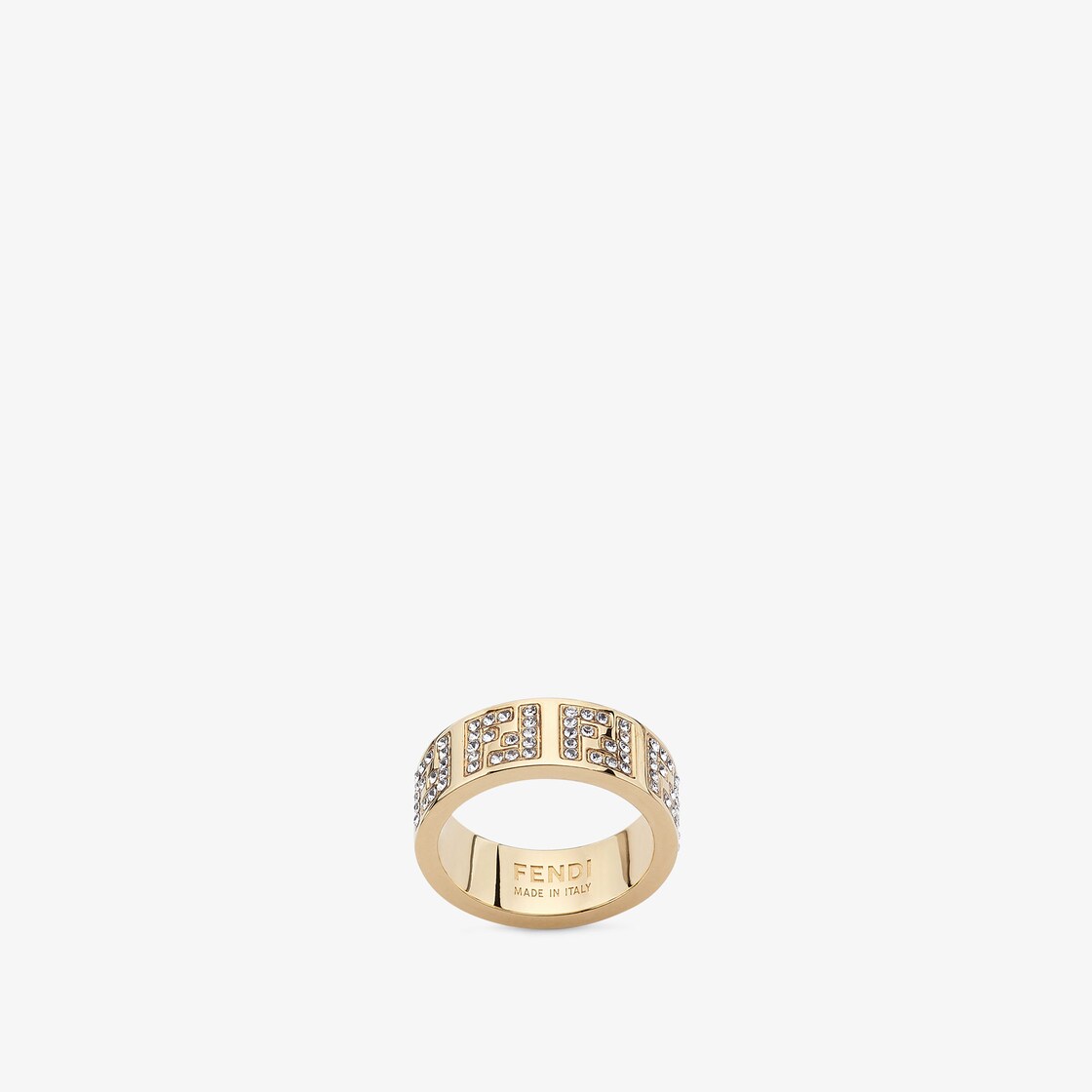 FF Ring - Gold-coloured ring | Fendi