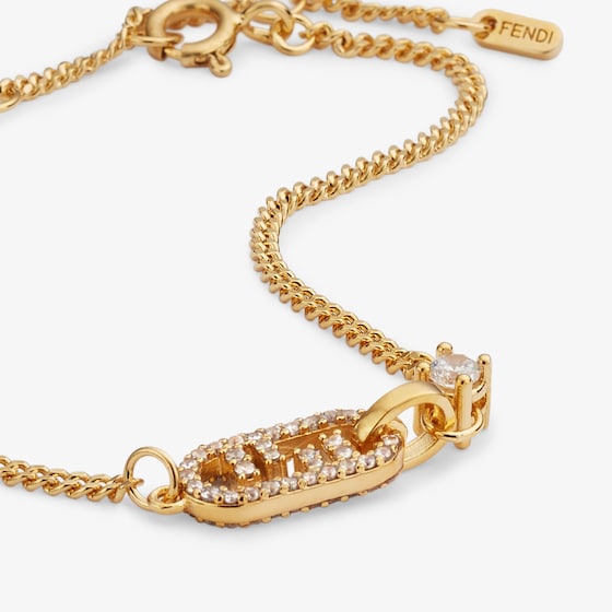 Fendi Fine bracelet with O'Lock motif and small snap hook | Thumbnail 2