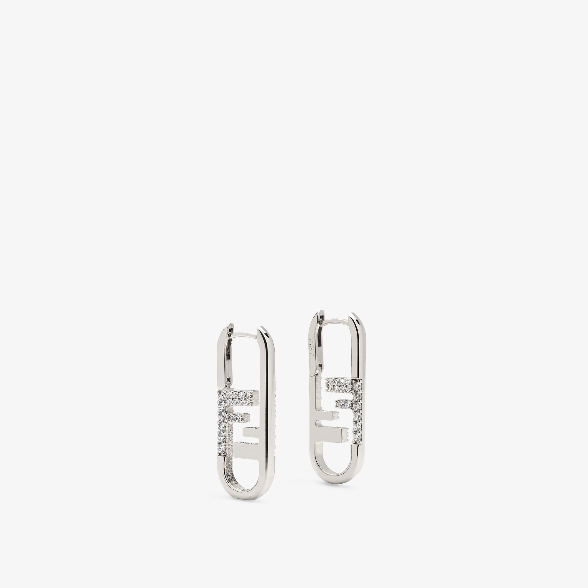 O’Lock Earrings - Silver-colored earrings | Fendi