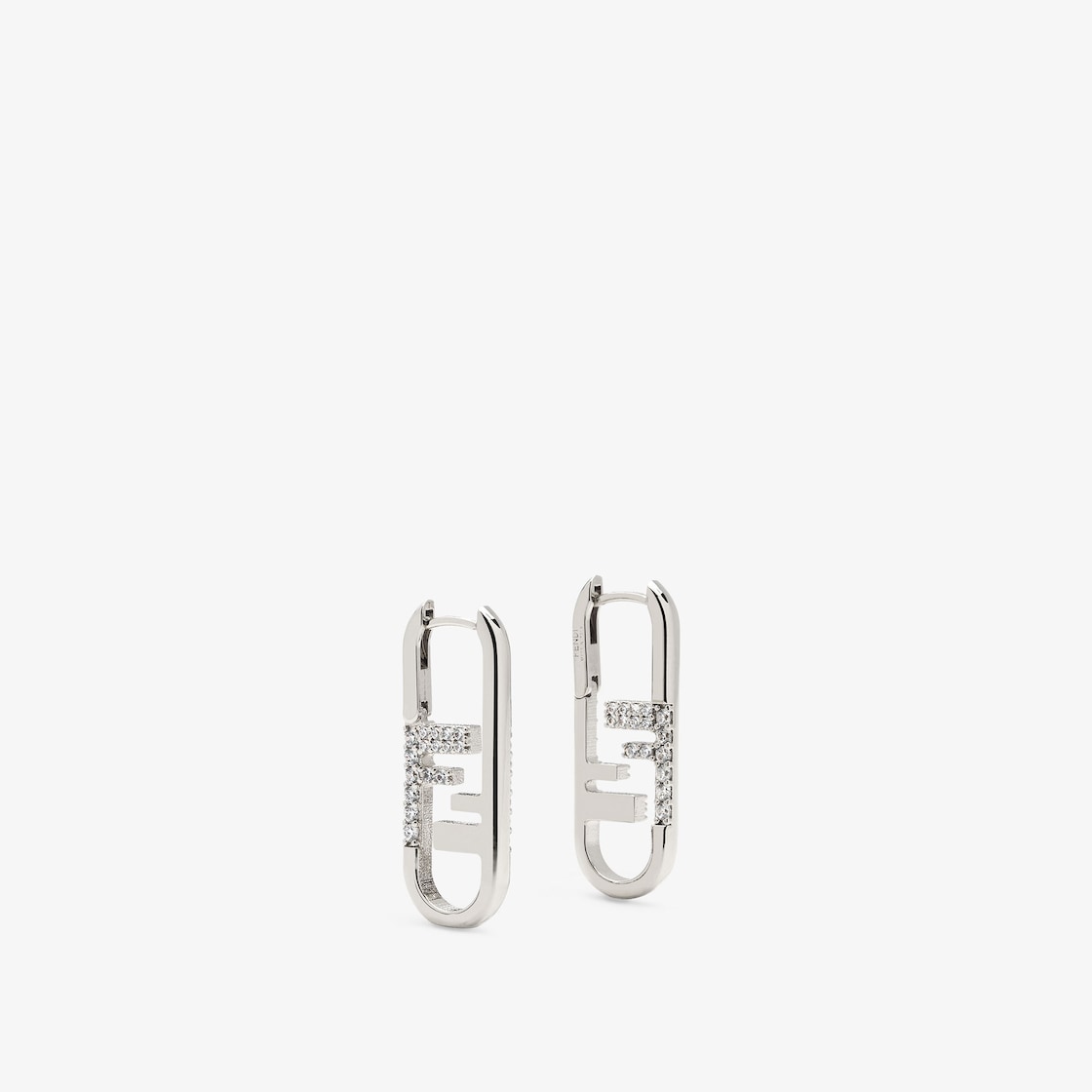オーロック ピアス クリスタル シルバー | Fendi オーロック ピアス クリスタル シルバー | Fendi