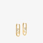 オーロック ピアス クリスタル ゴールド | Fendi オーロック ピアス クリスタル ゴールド | Fendi