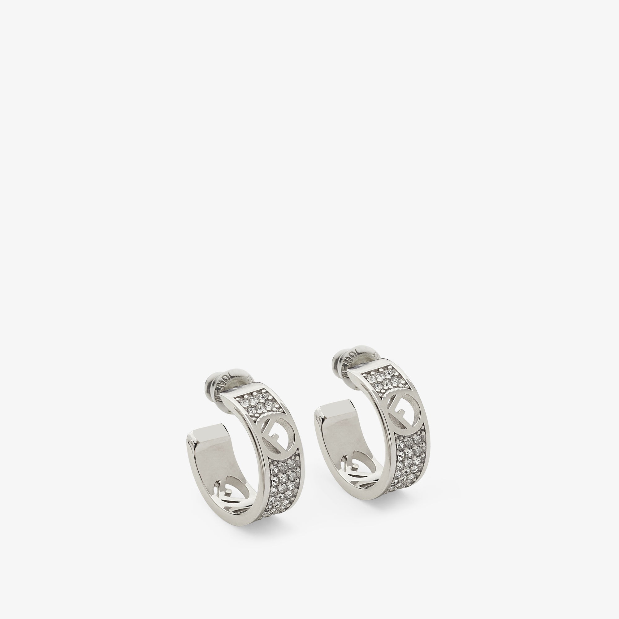 fendi silver earrings