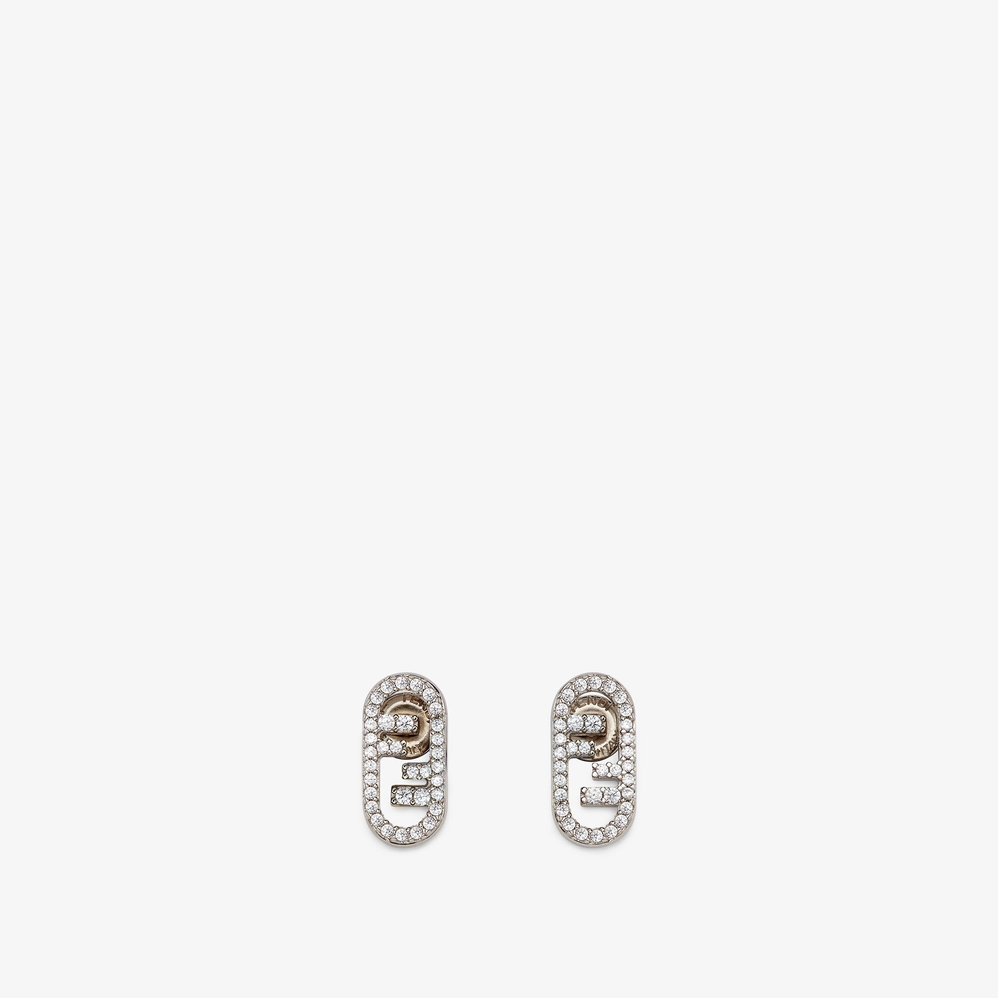 FFピアス シルバー | Fendi