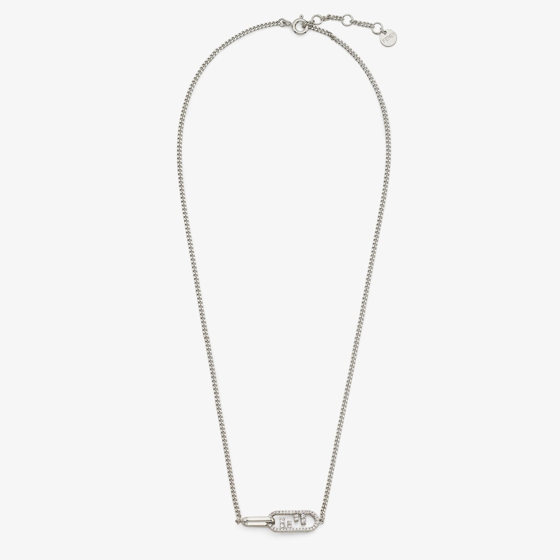 Fendi on sale logo necklace