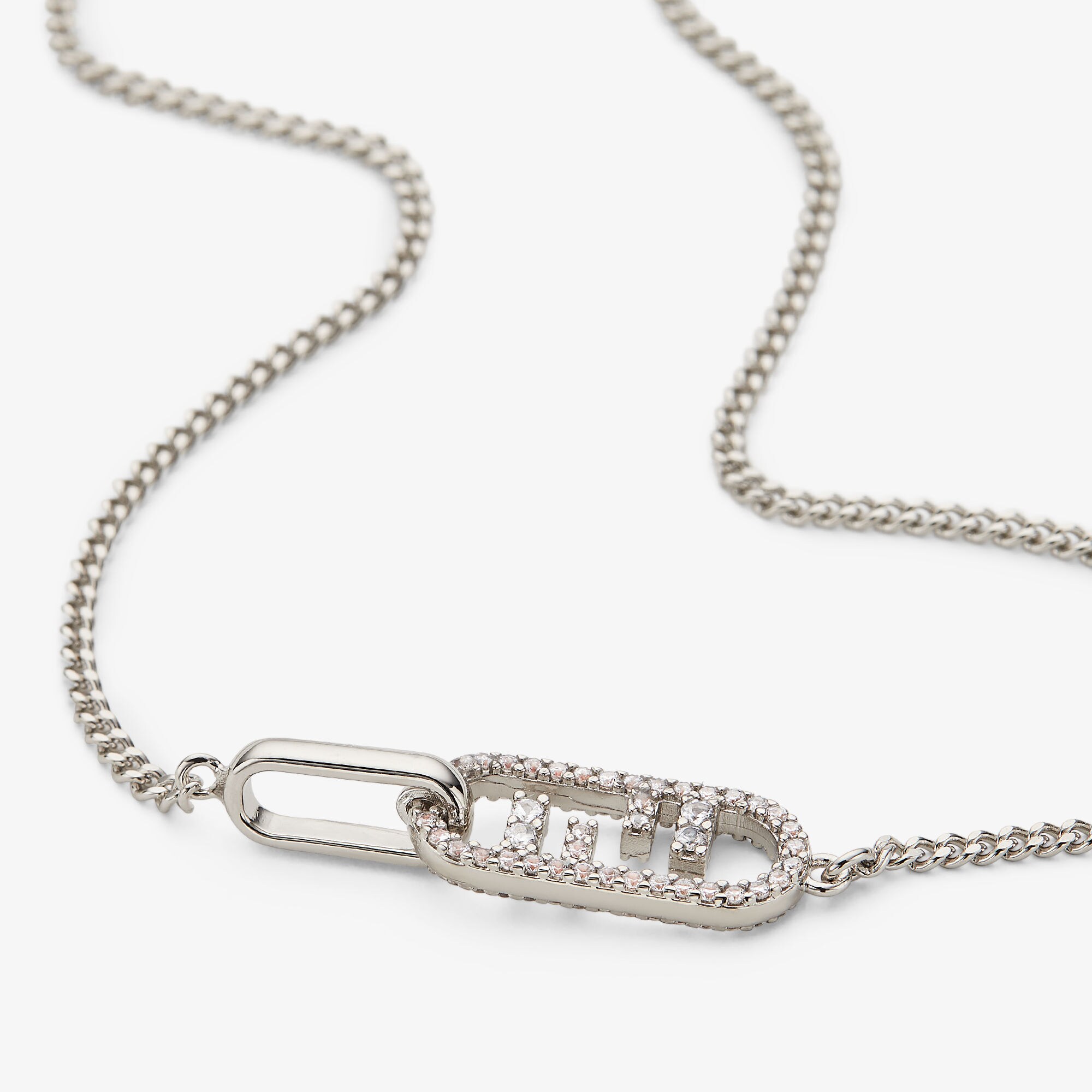 O'Lock necklace Silver finish Silver | Fendi