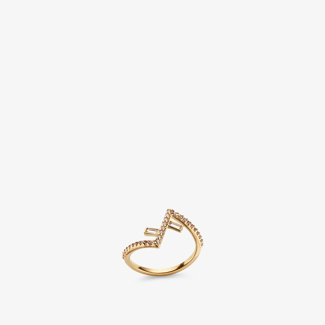 Fendi First Ring - Gold-colored ring | Fendi