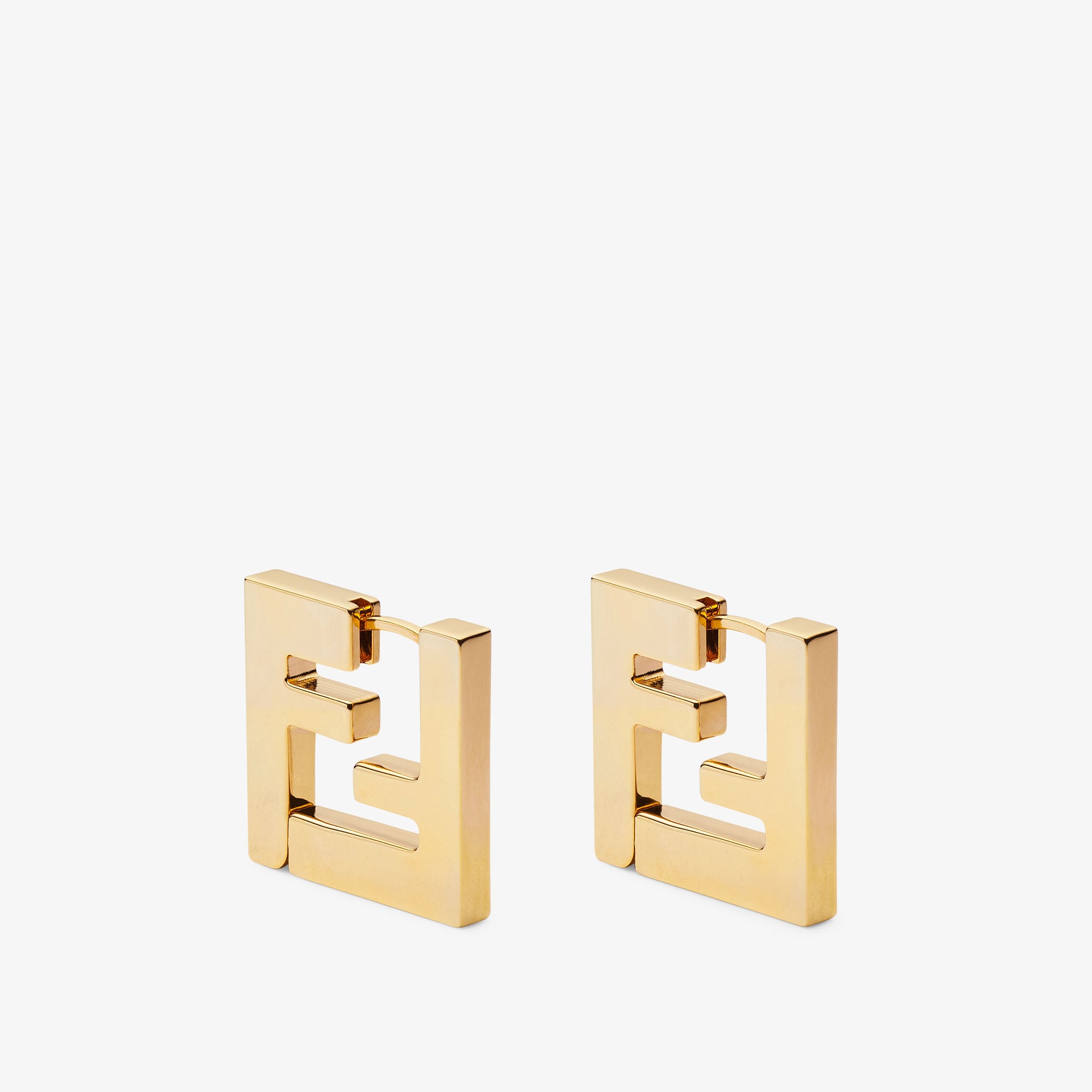 FF Earrings Gold finish Gold | Fendi