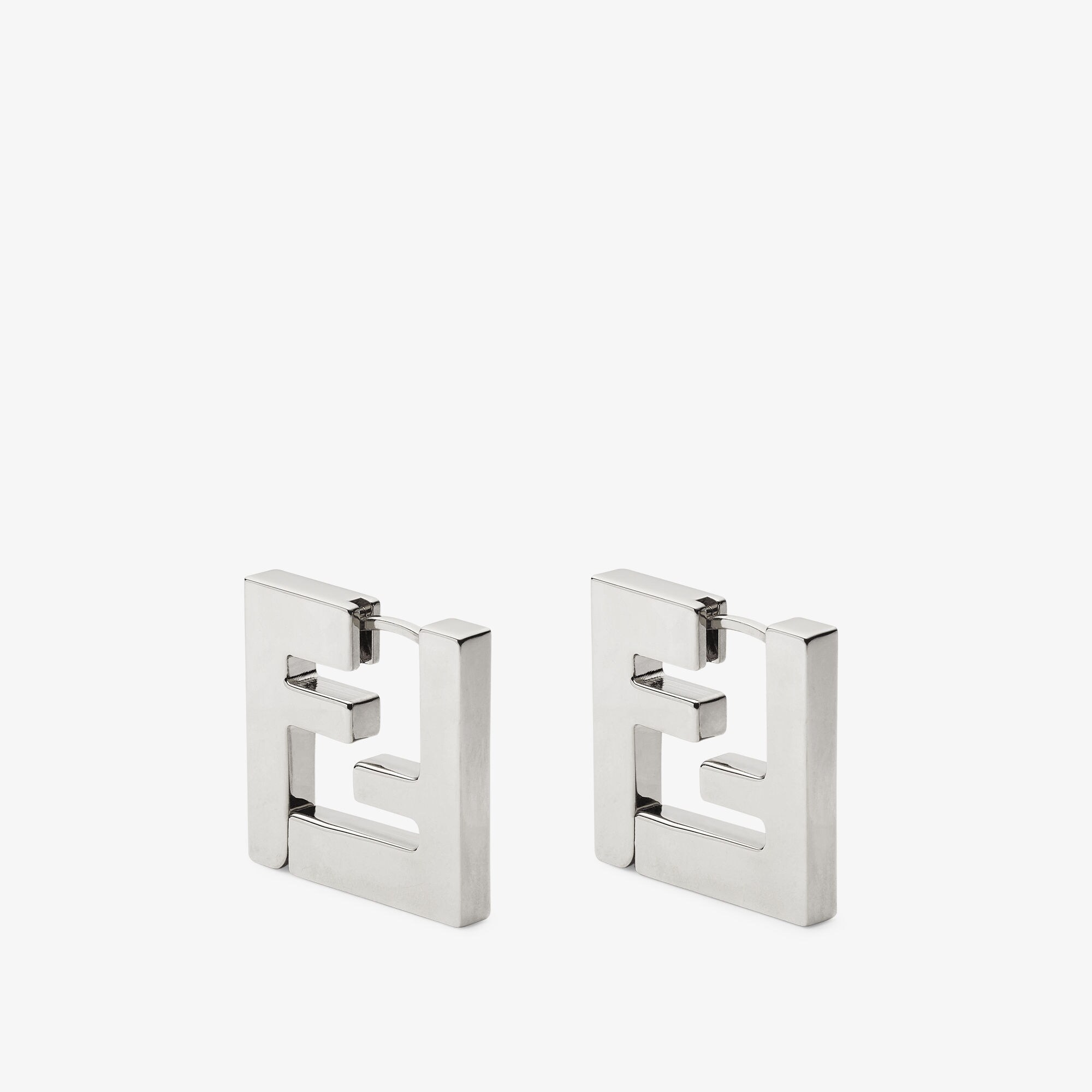 FENDI アイボリー ケープ F Is Fendi Earrings Silver finish Silver | Fendi