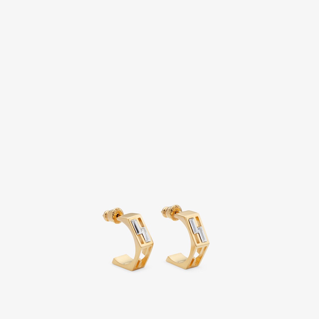 FF Earrings - Gold-coloured earrings