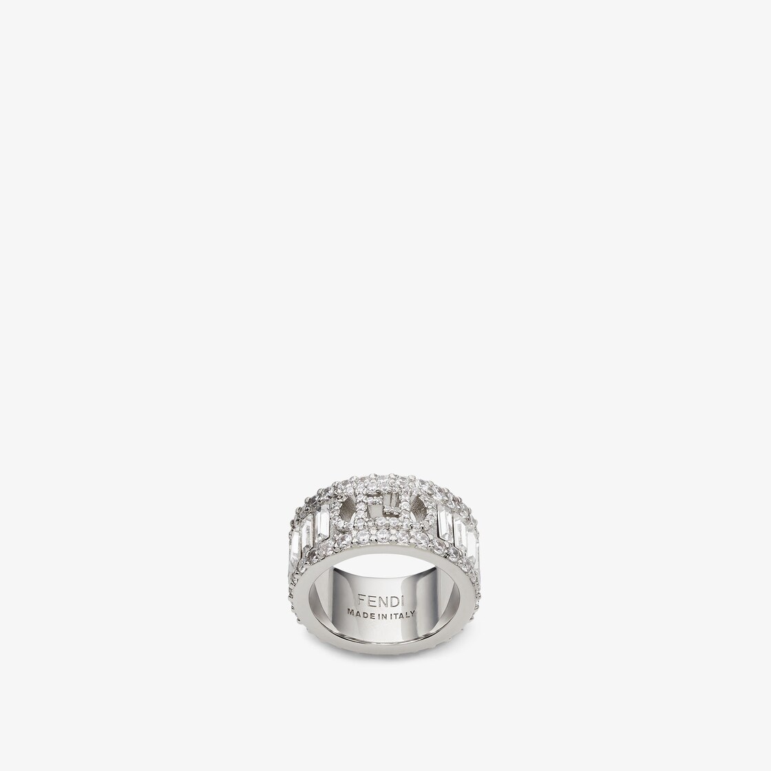 O'Lock ring - Silver-coloured ring | Fendi