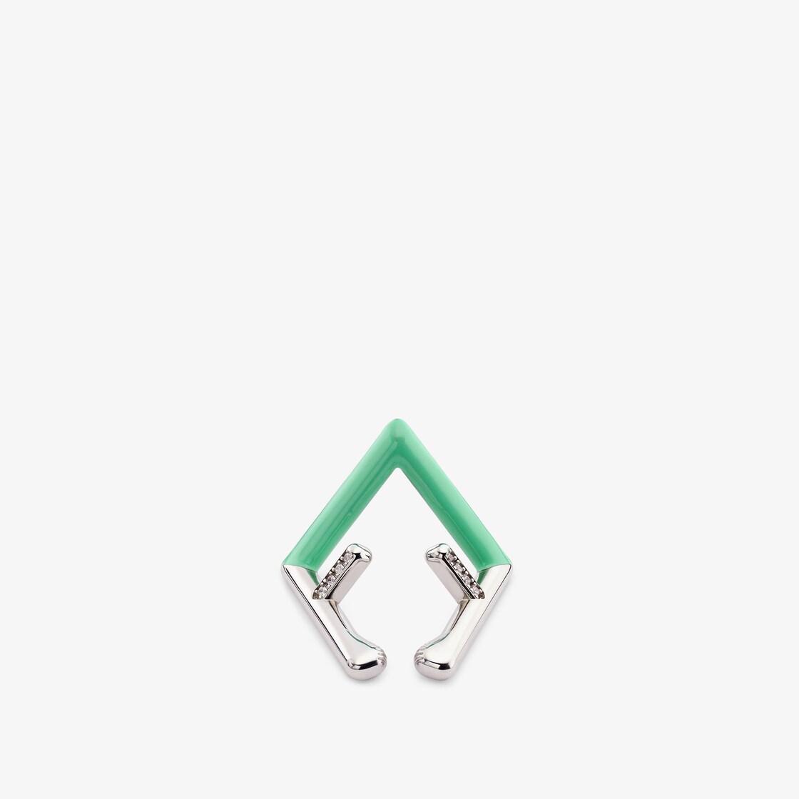 フェンディ ファースト イヤーカフ - シルバーカラー イヤーカフ | Fendi