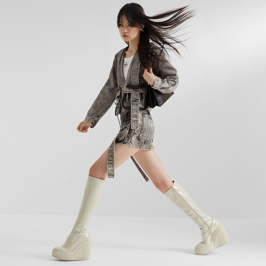 フェンディ ファースト イヤーカフ - シルバーカラー イヤーカフ | Fendi