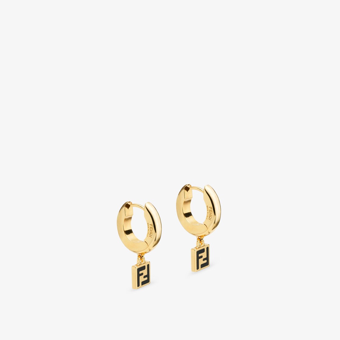 Fendi store gold earrings