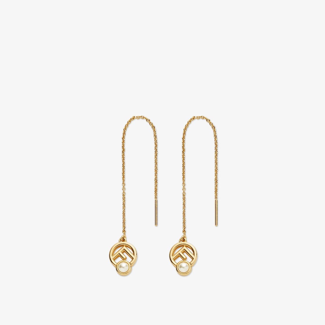 Fendi gold outlet earrings