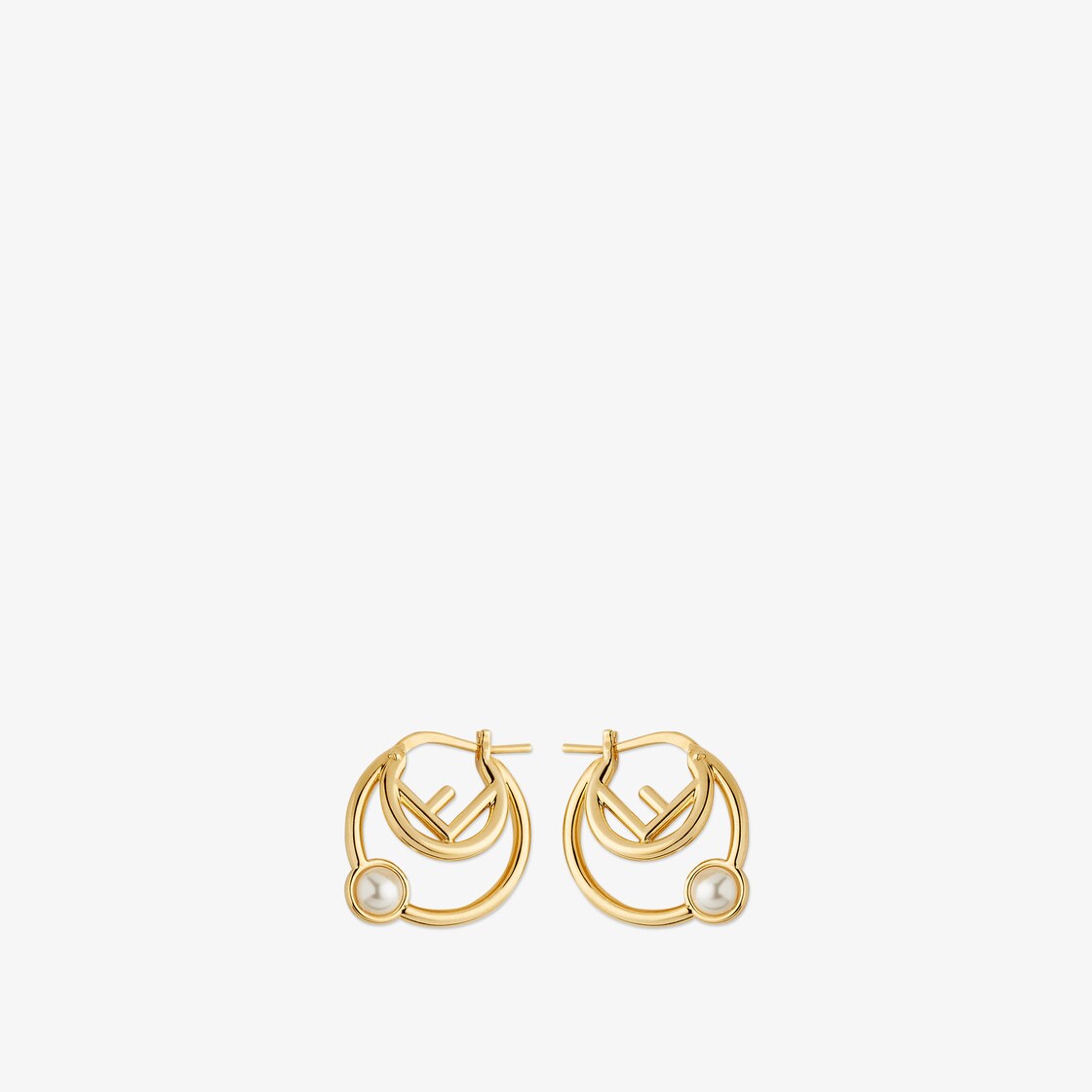 Fendi store gold hoops