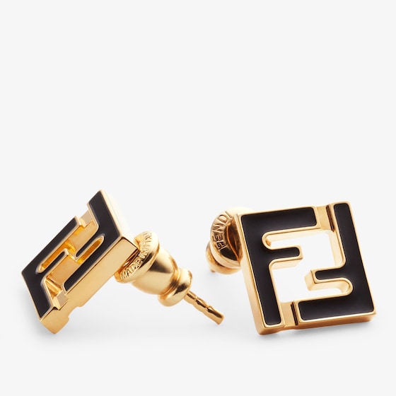 Fendi FF motif shaped earrings | Thumbnail 2