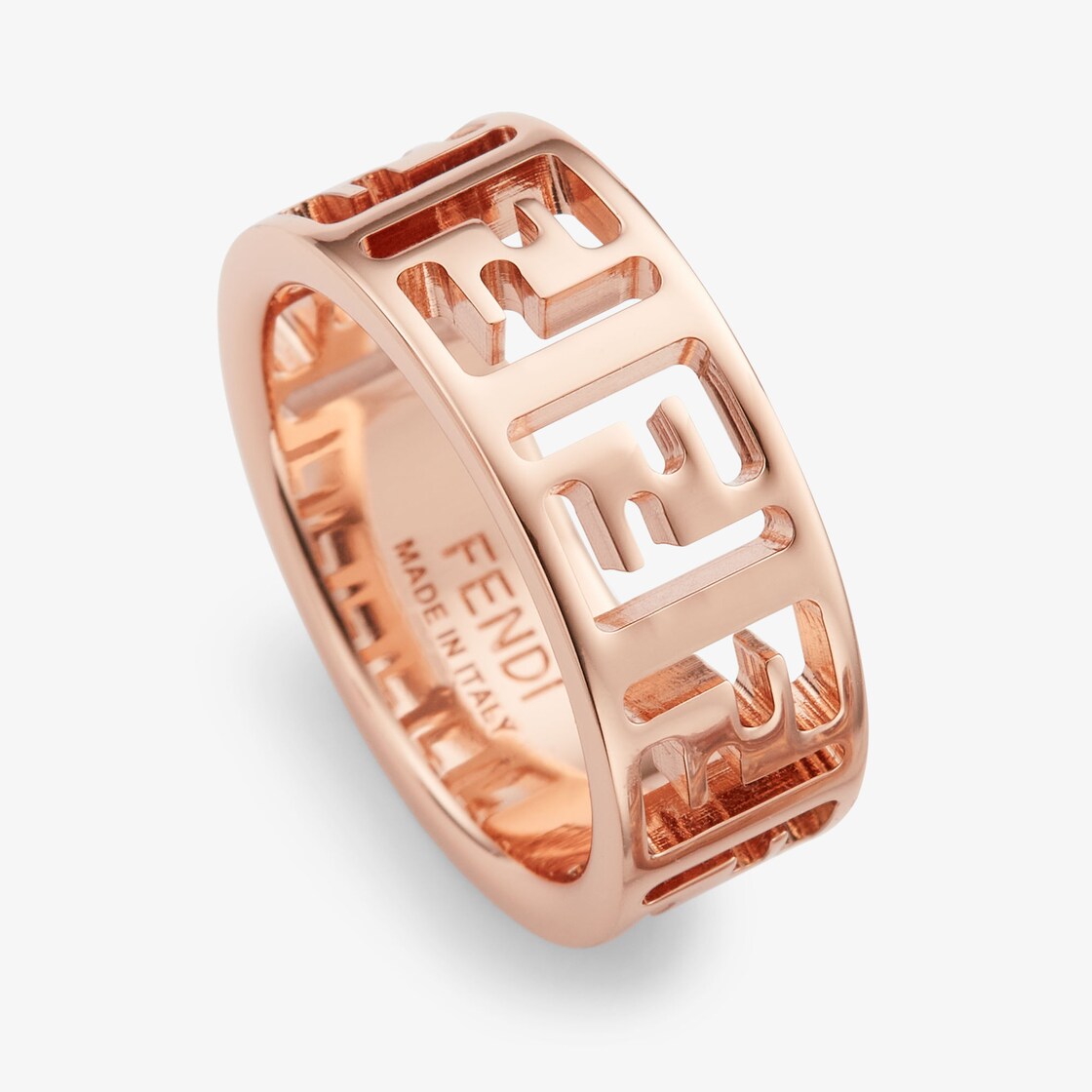 Forever Fendi ring Rose-gold finish Pink | Fendi