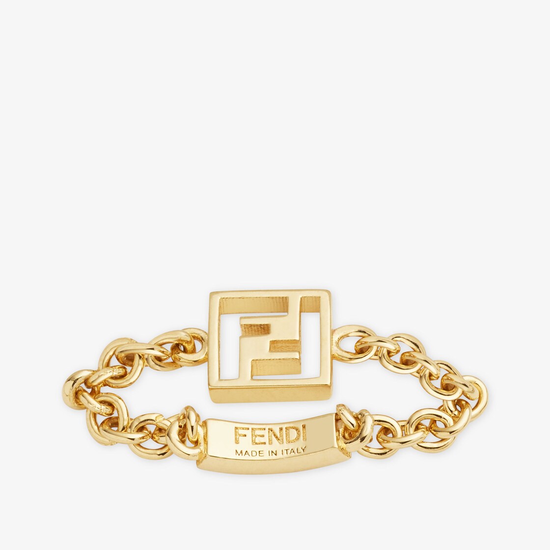 FENDI フォーエバー フェンディ リング ゴールドカラー リング 箱付き-