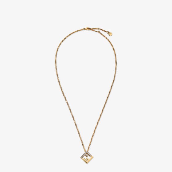 Fendi Forever  Necklace In Gold