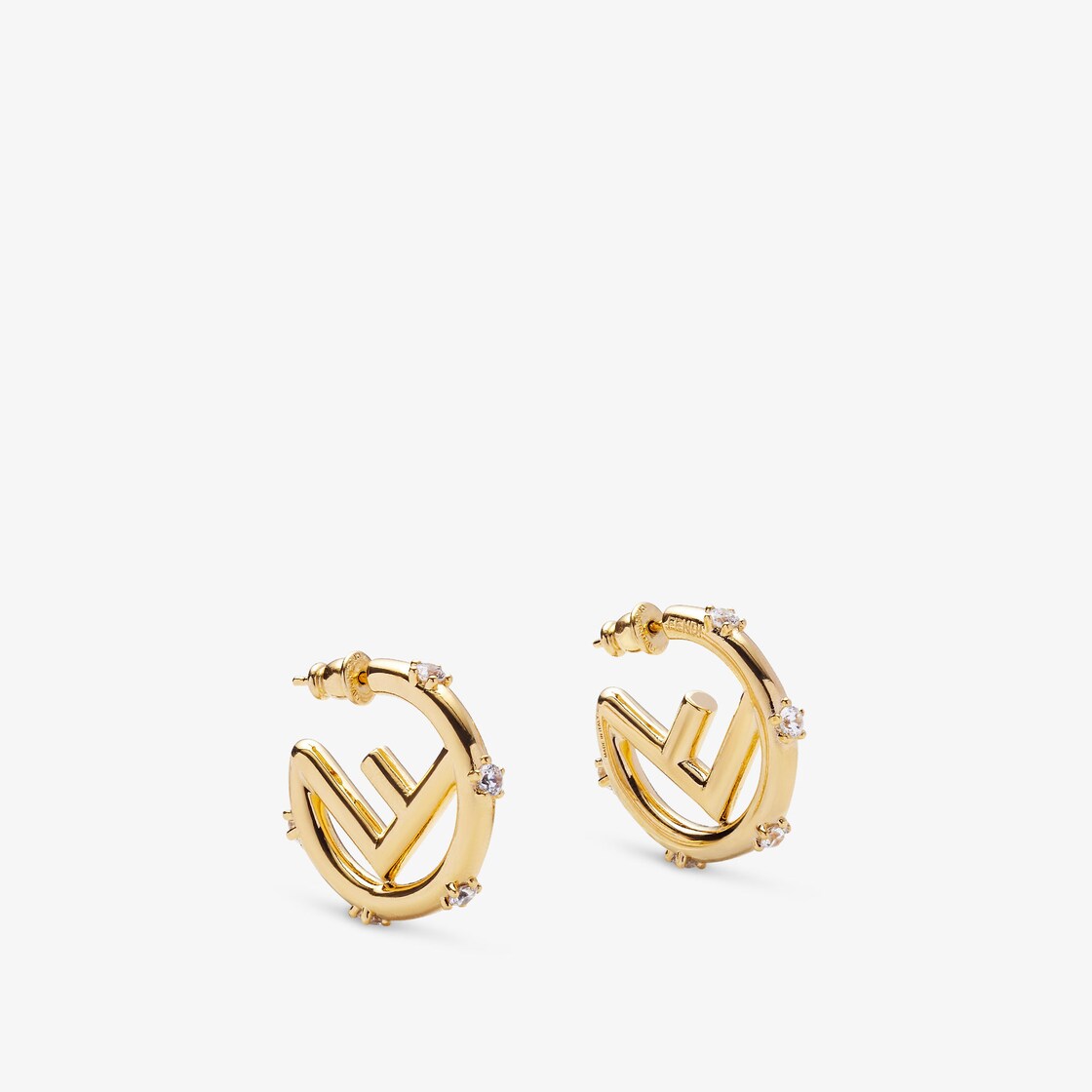 F is deals fendi earrings gold