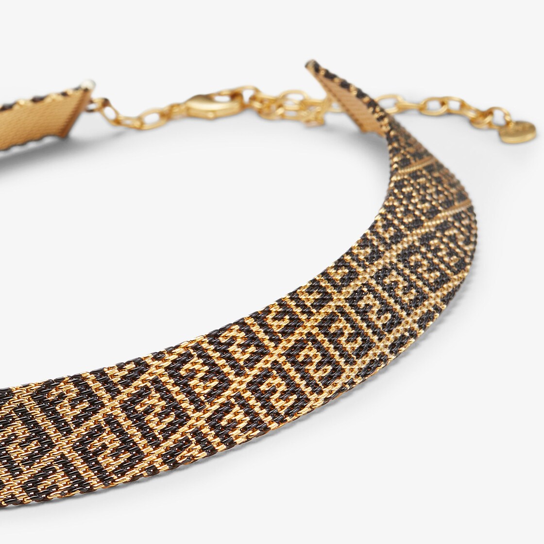 Forever Fendi choker - Gold-colored metal choker | Fendi