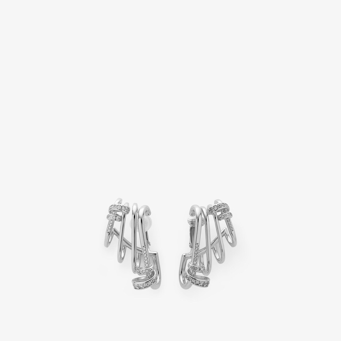 Fendi Filo earcuff Silver finish Silver - Image 1/3