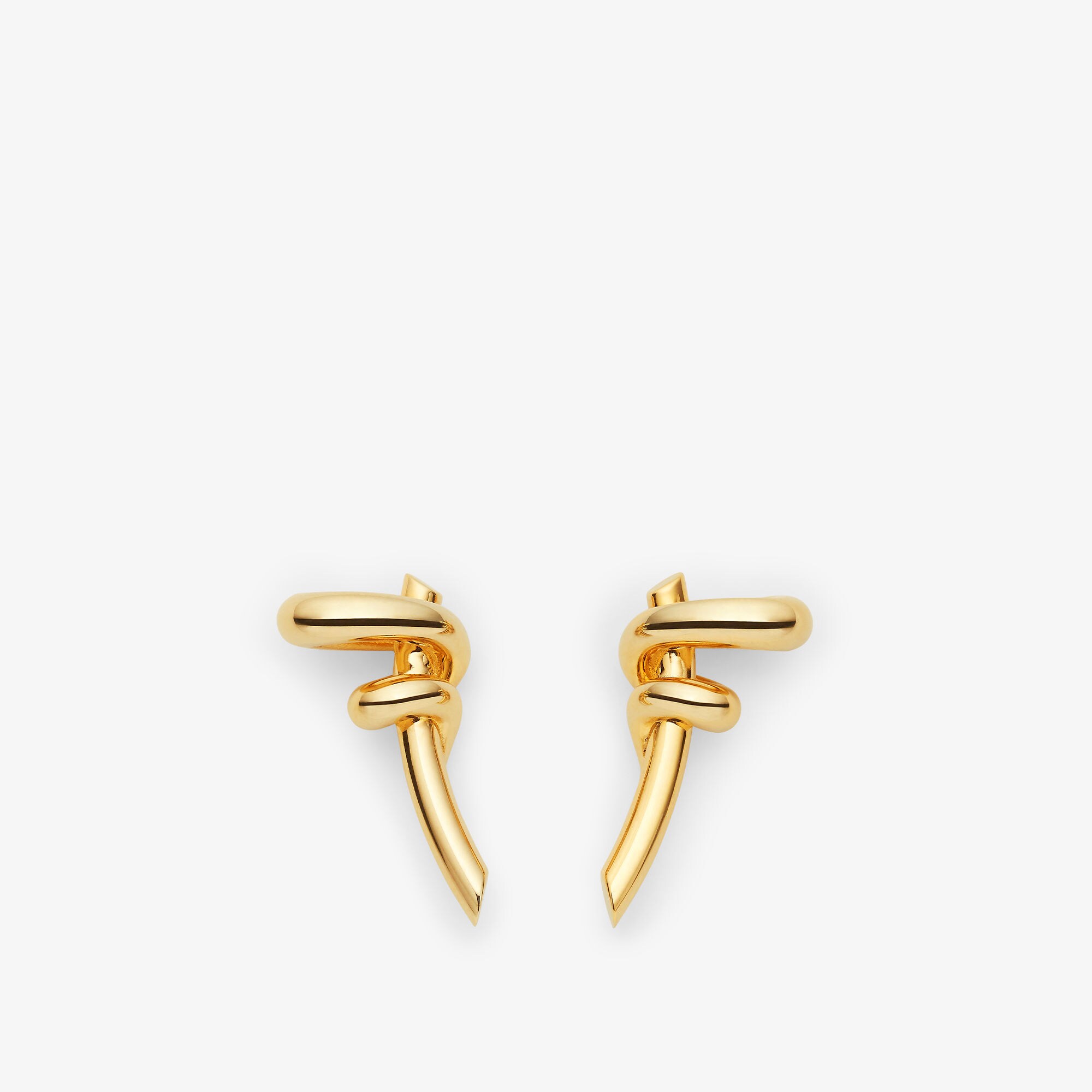 エフ イズ フェンディ ピアス クリスタル ゴールド | Fendi