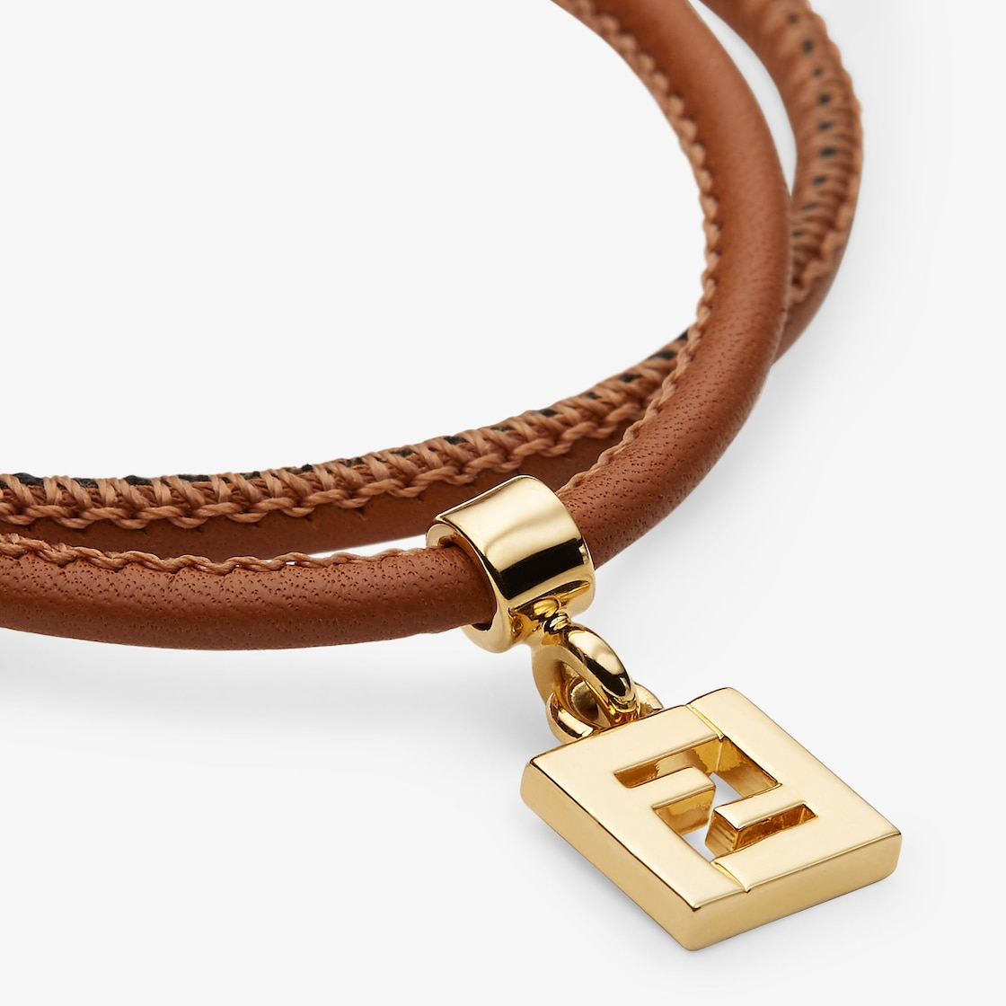 Fendi shop leather bracelet