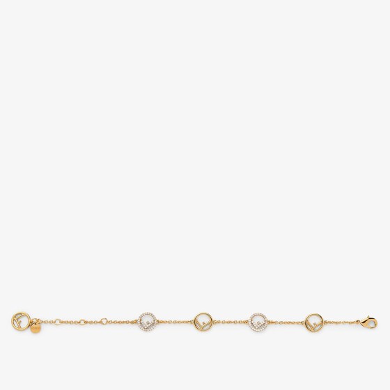 Fendi F Is  Bracelet In Gold