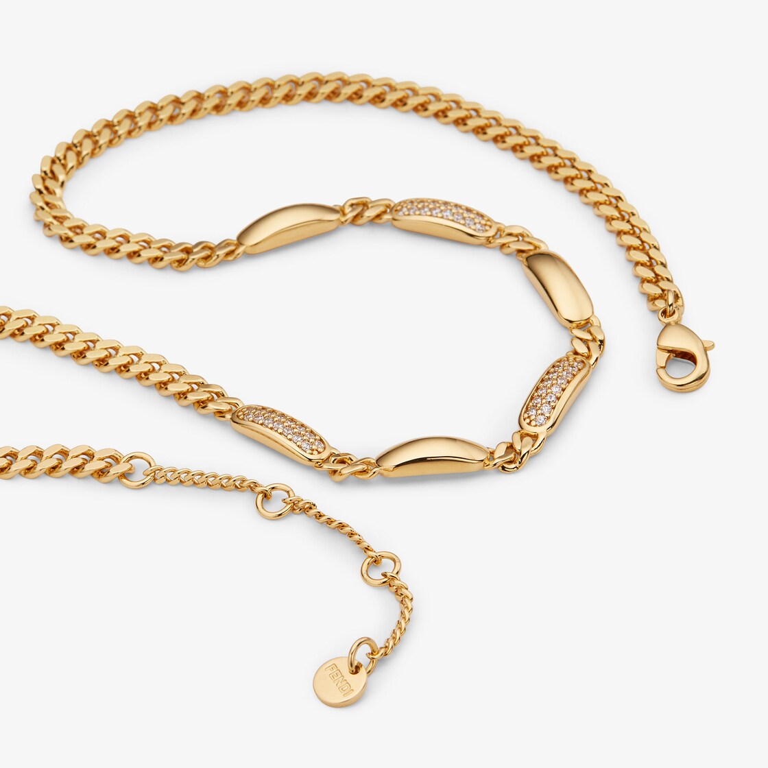 Fendi Filo necklace Gold finish Gold - Image 2/2