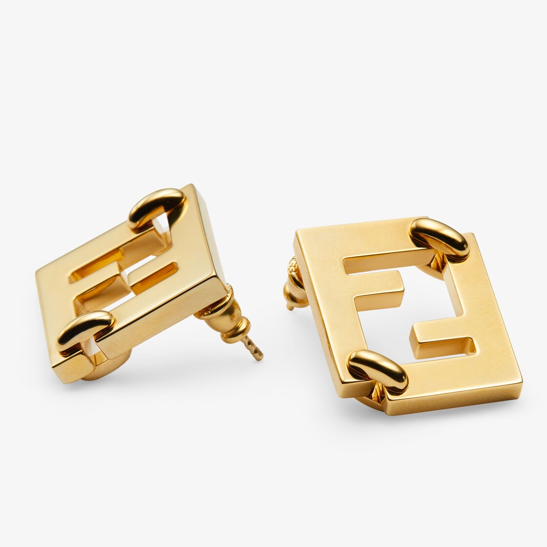 Forever Fendi earrings Gold finish Gold - Image 2/3