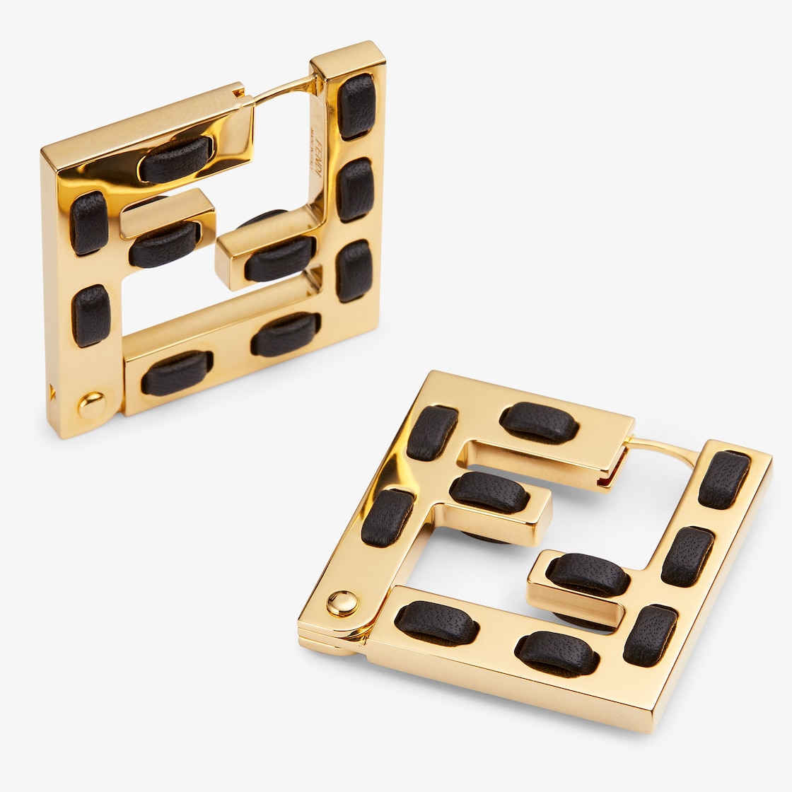 Forever Fendi earrings Gold finish Gold - Image 3/4