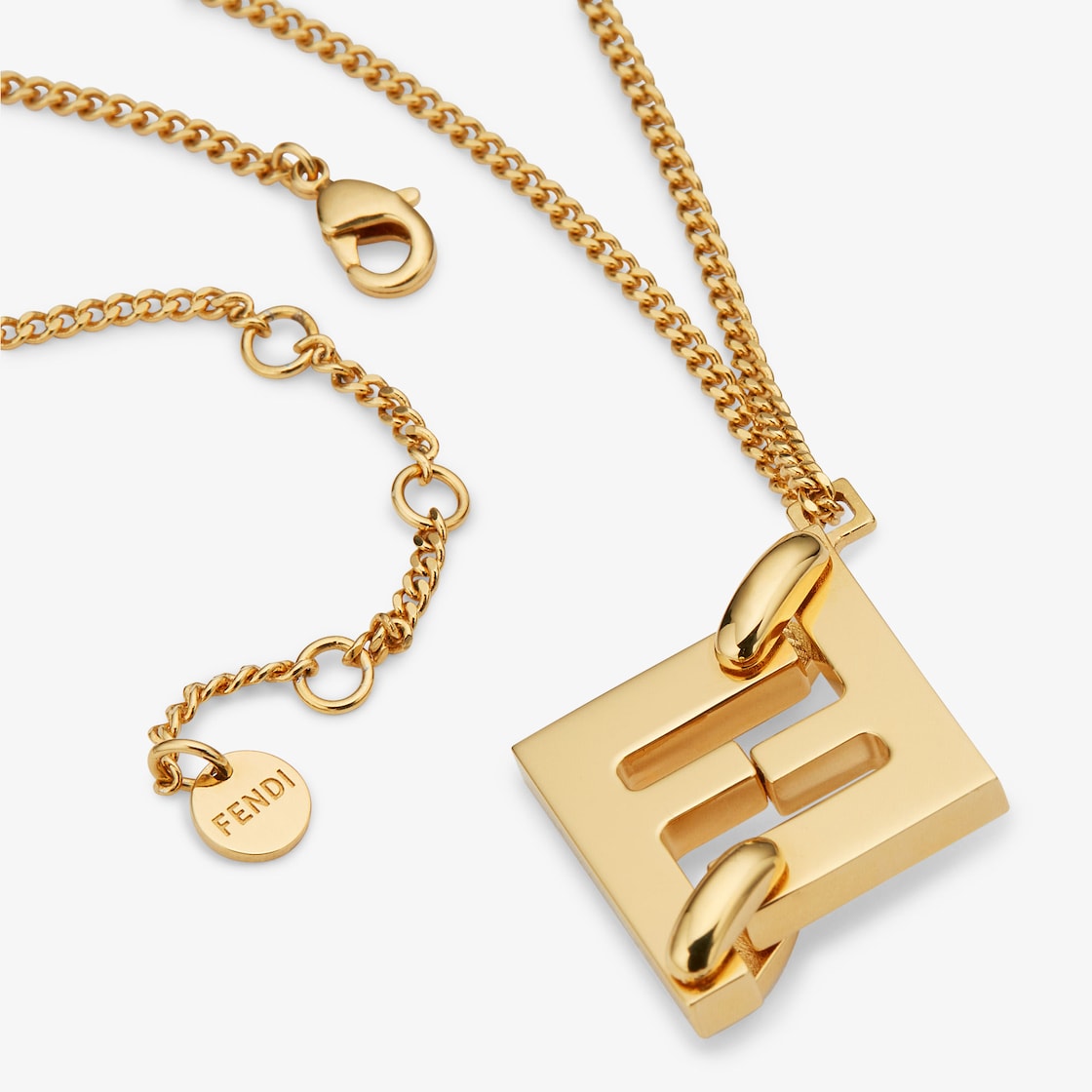 Forever Fendi necklace Gold finish Gold - Image 2/2