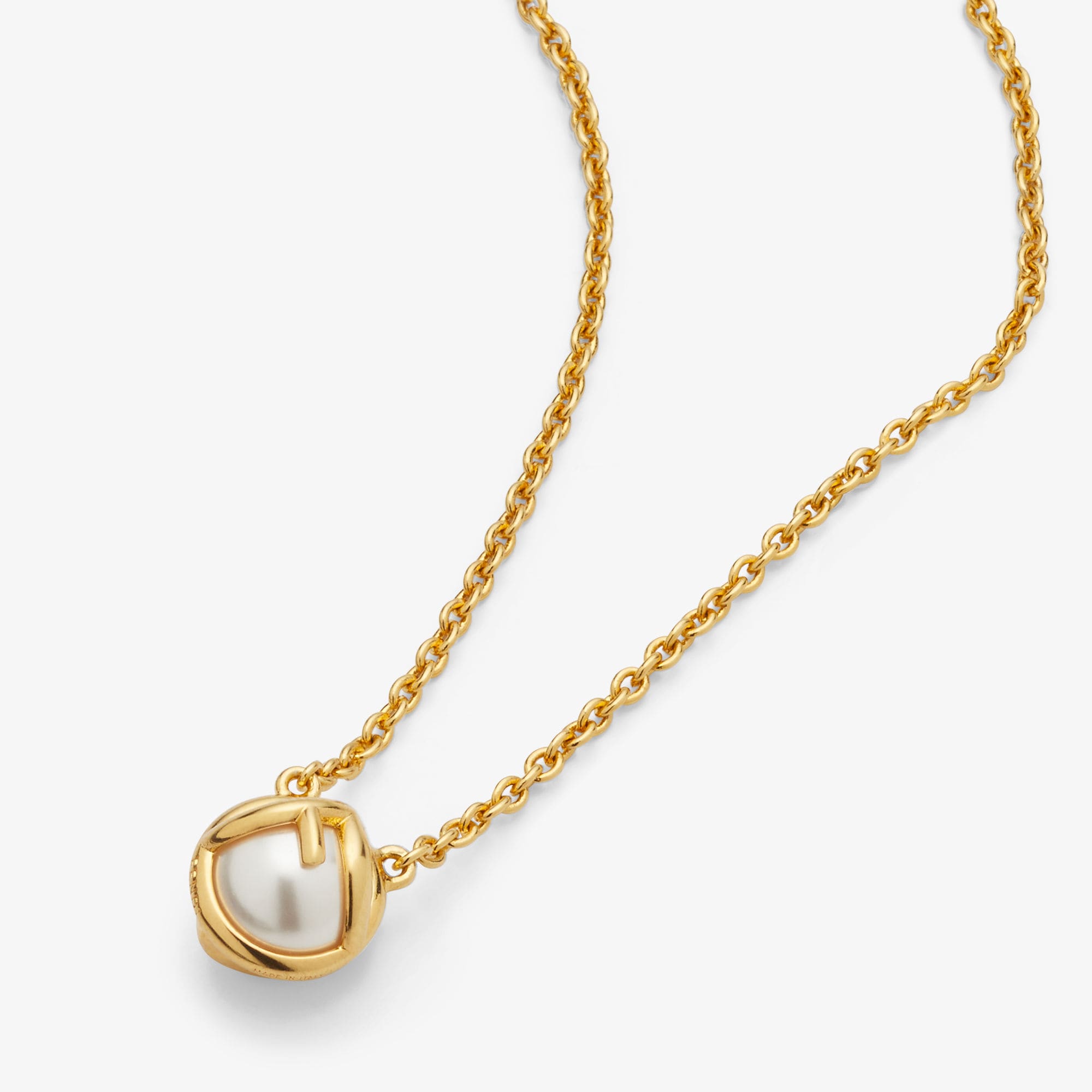 F is Fendi Necklace - Gold | FENDI US