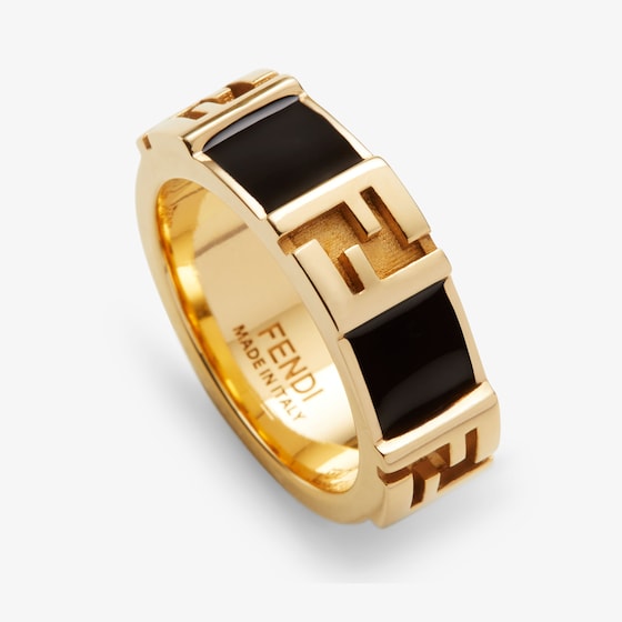 Fendi Band ring with embossed FF motif | Thumbnail 2