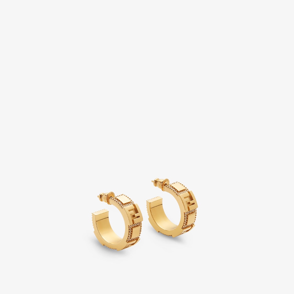 Forever Fendi earrings Gold finish Gold - Image 1/4